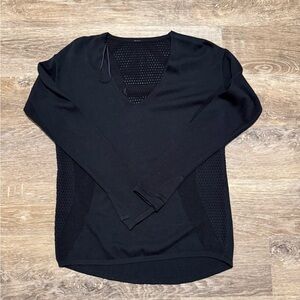 Lululemon Black V-Neck Sweater